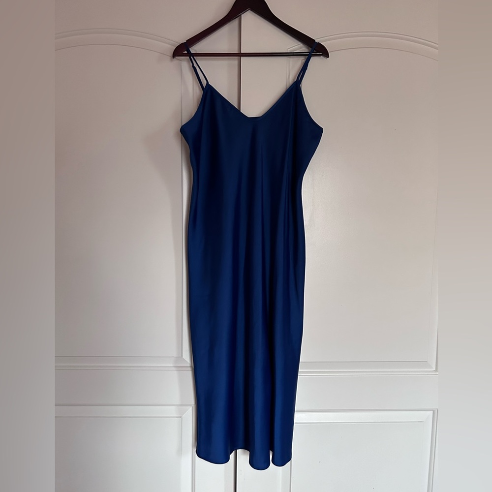 BR Factory Slip Dress—ROYAL BLUE size L